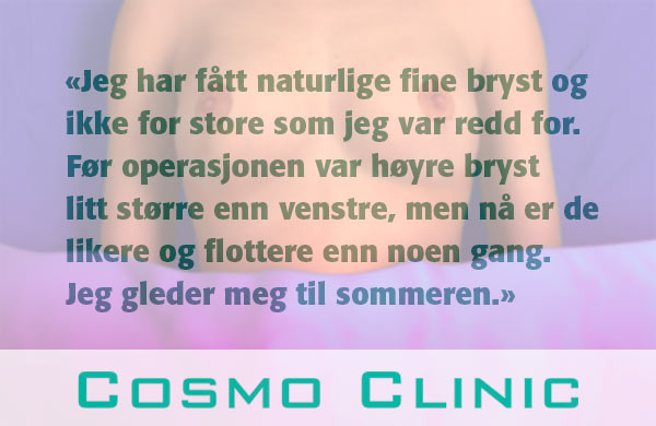 Brystforstørrelse: erfaring fra pasient brystforstørrelse erfaring fra pasient