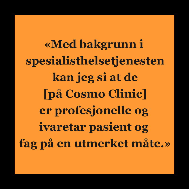 Cosmo Clinic pasientsitat