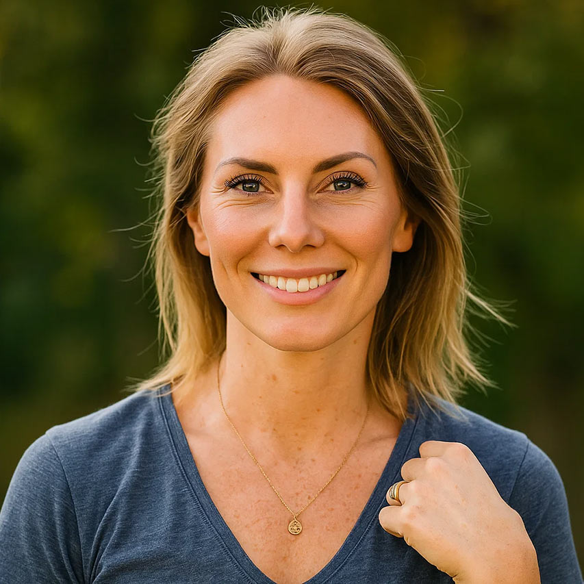 kvinne etter halsløft