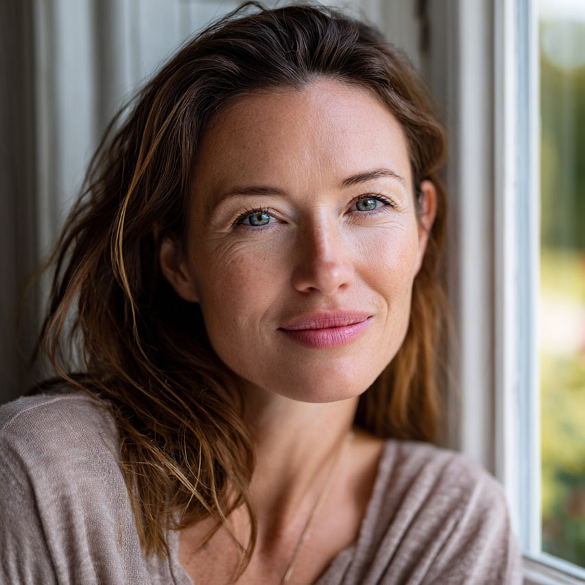 kvinne etter brystreduksjon