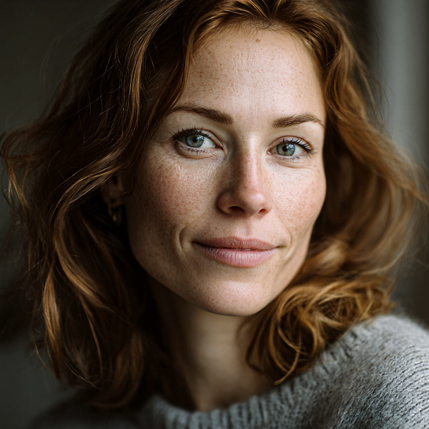 kvinne etter fettsuging