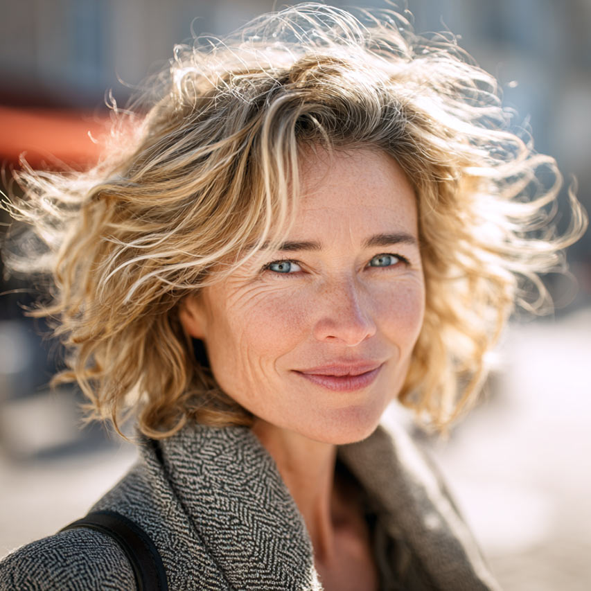 kvinne dobbelthake illustrasjon